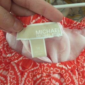 Michael Kors off the shoulder dress